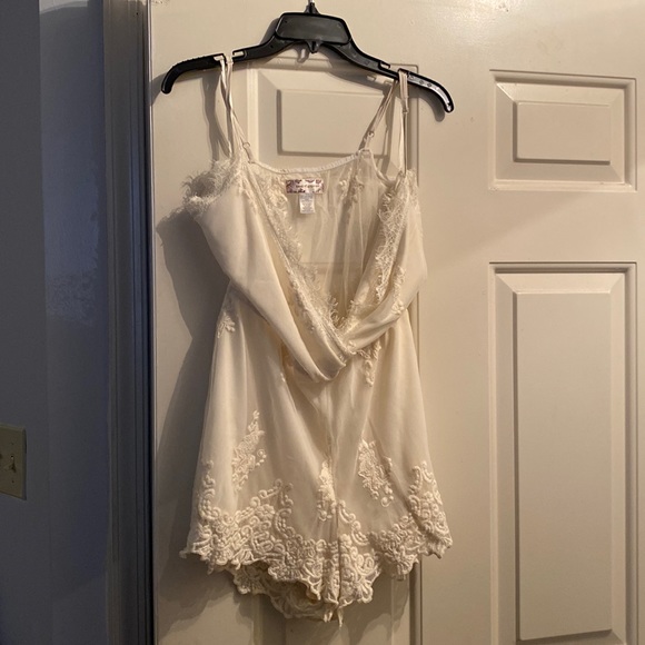 White Lace Band of Gypsies Romper - Picture 1 of 4